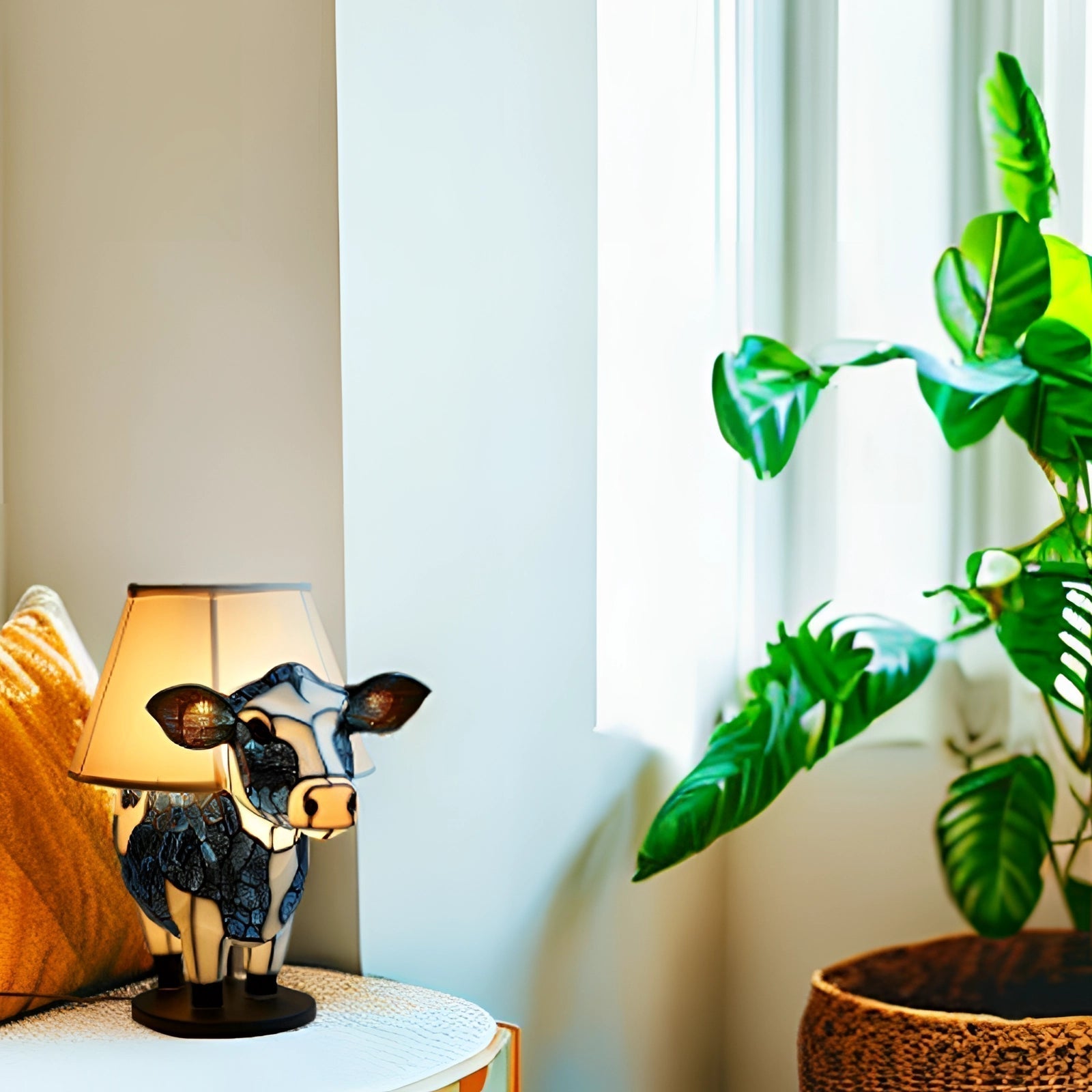 MooGlow - Lampe de table amusante inspirée des animaux