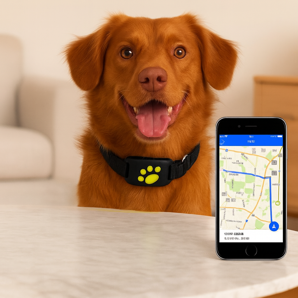 TrackMate | Collier GPS sécurisé et durable pour animaux de compagnie