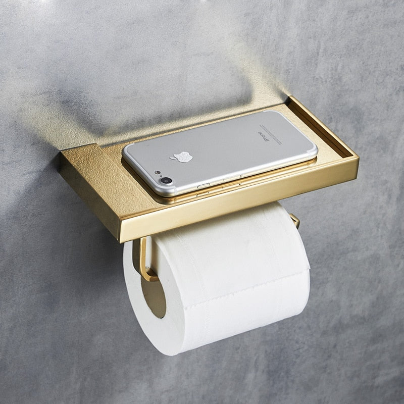 ShelfMate - Support à papier toilette et de rangement élégant
