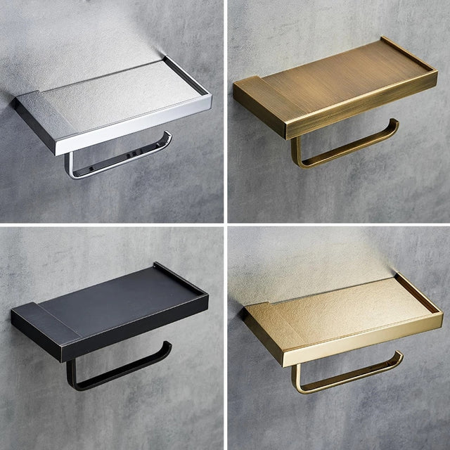 ShelfMate - Support à papier toilette et de rangement élégant