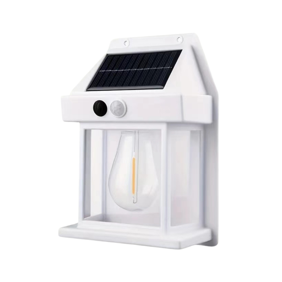 Lumière extérieure solaire avec capteur de mouvement et allumage automatique
