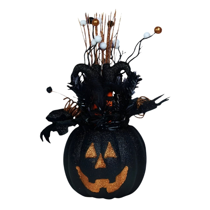 Décoration d'Halloween SpookSquash - Déco automnale festive pour intérieur et extérieur
