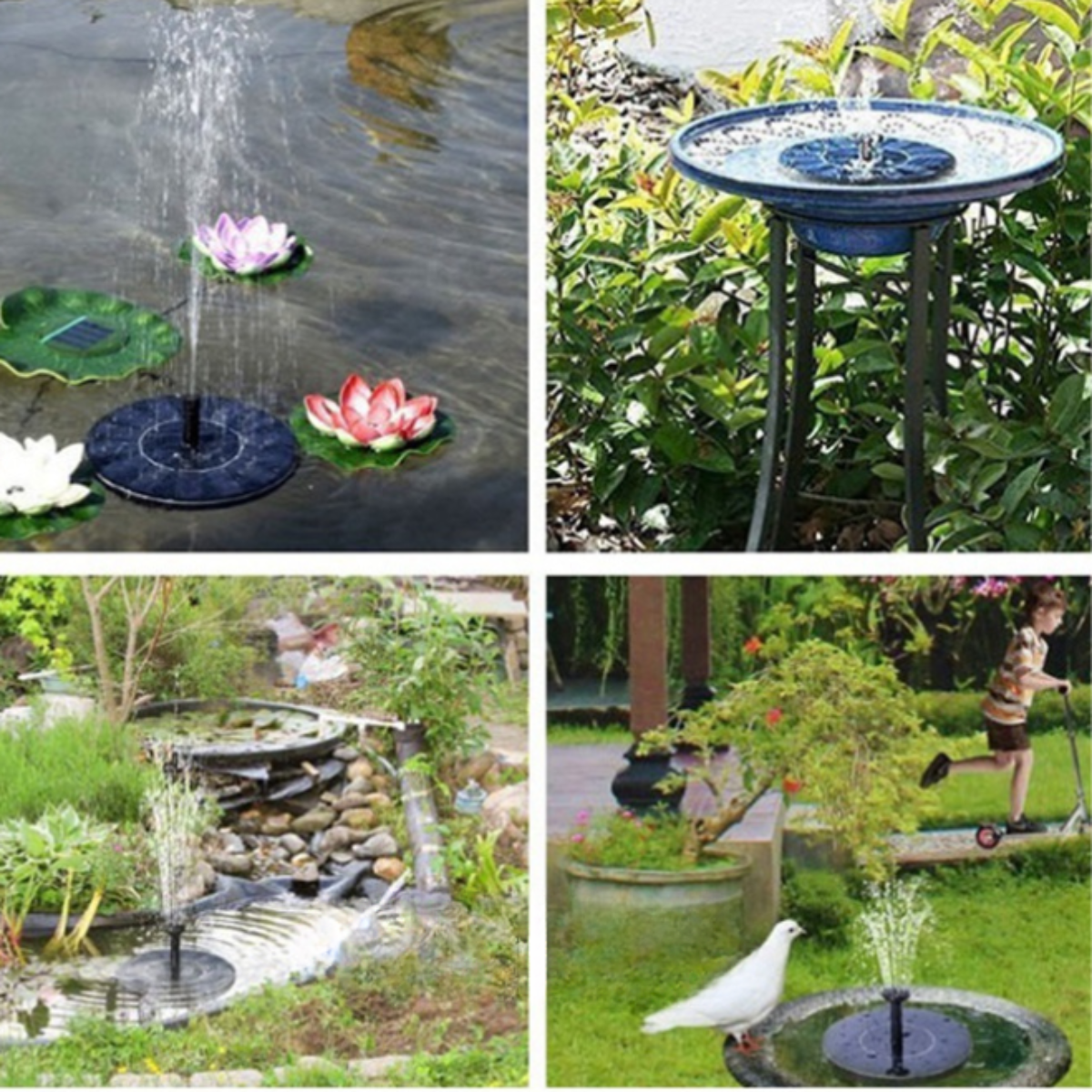 AquaVibe – Système d'irrigation solaire avec jeux d'eau