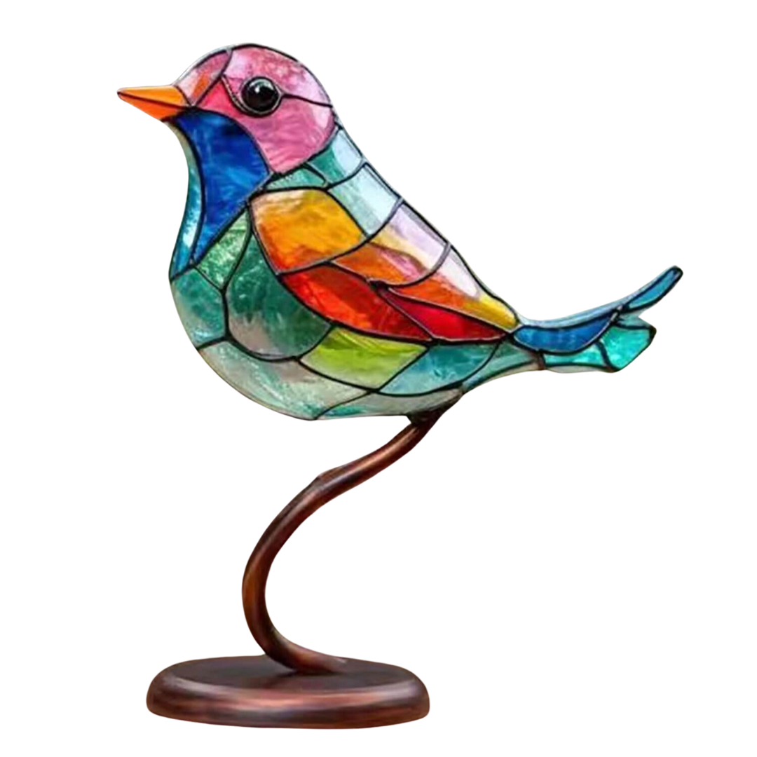 ElegantAviary - Décoration de bureau avec des oiseaux colorés