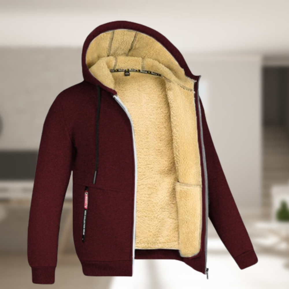 Edward | Veste à capuche zippée de mode
