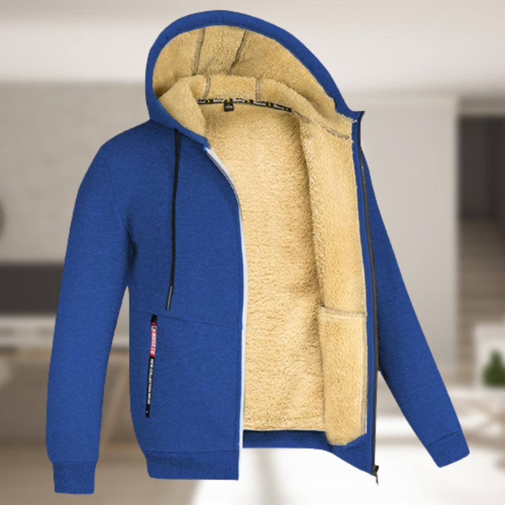 Edward | Veste à capuche zippée de mode