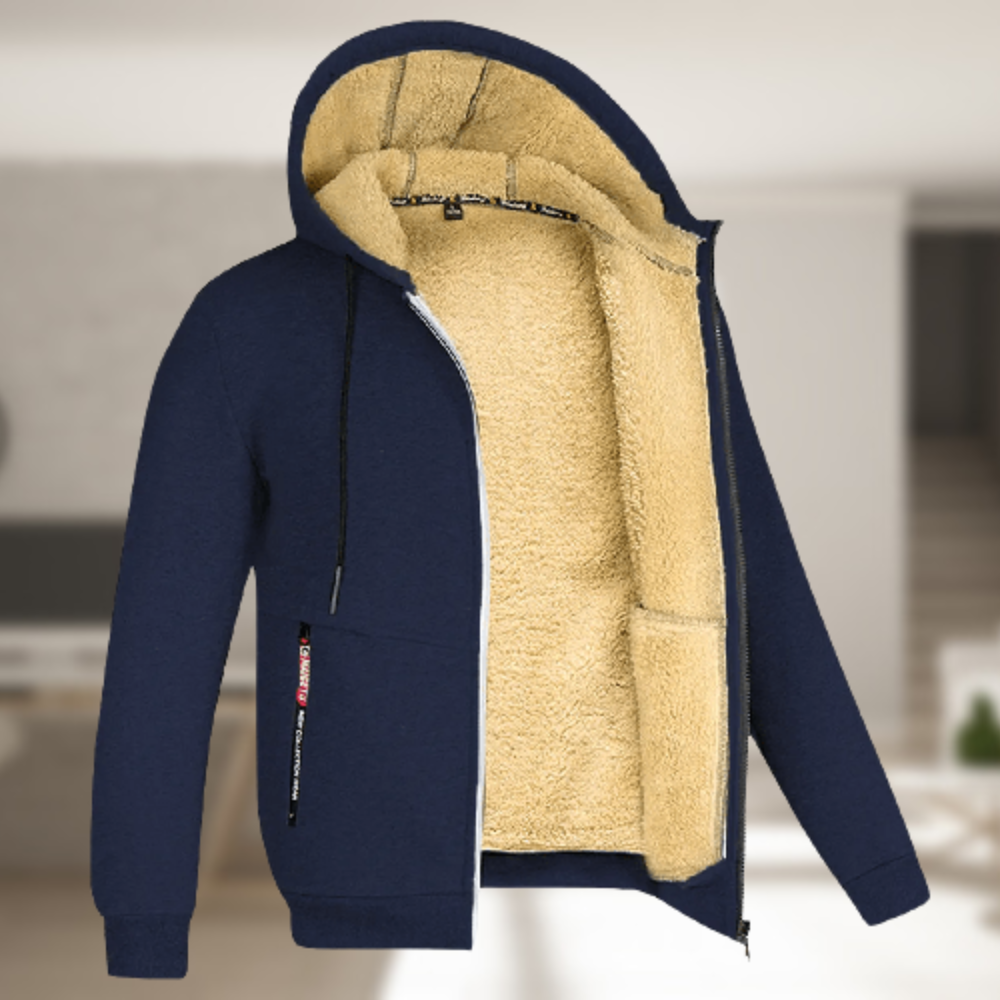 Edward | Veste à capuche zippée de mode