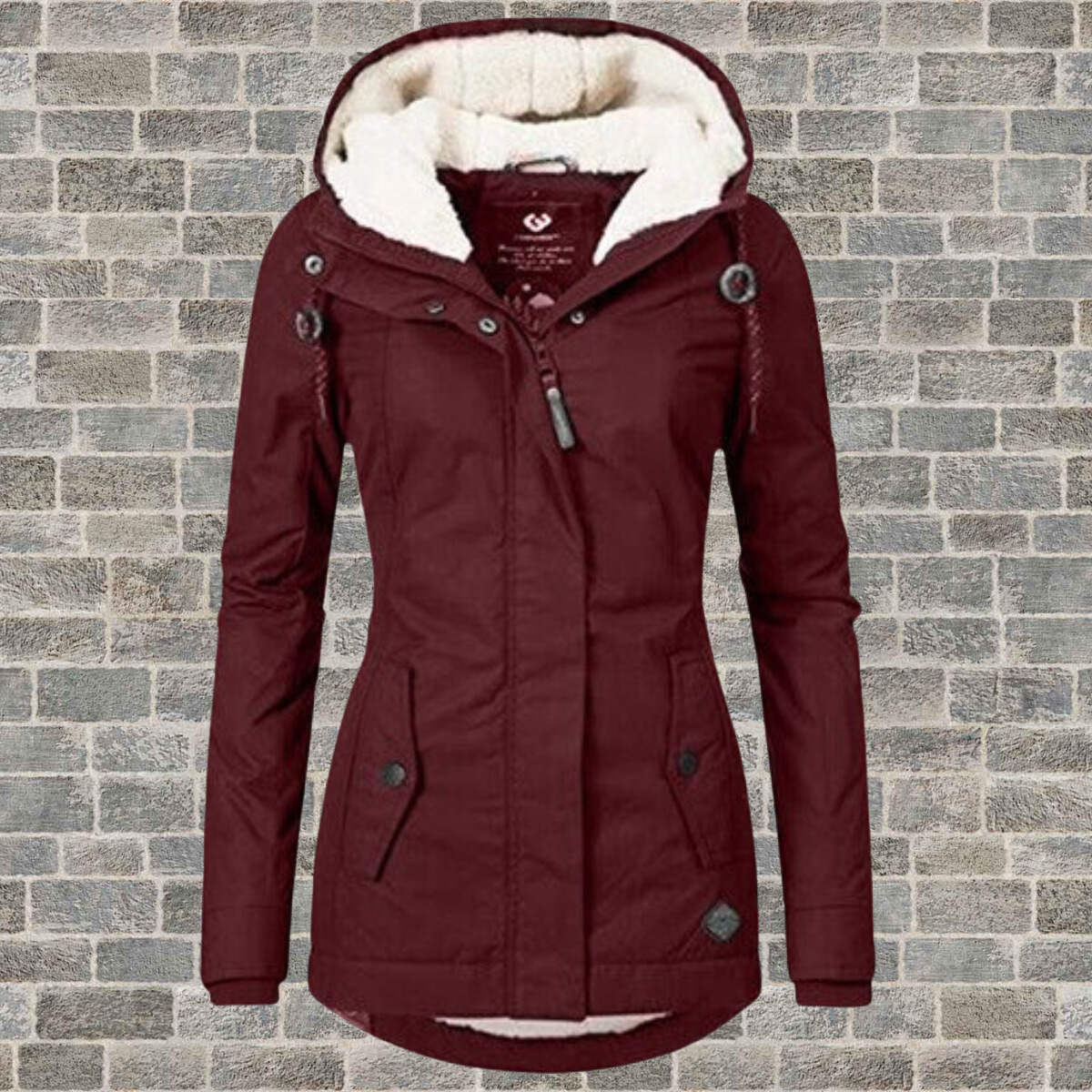 Manteau à capuche élégant – chaleur ultime en hiver