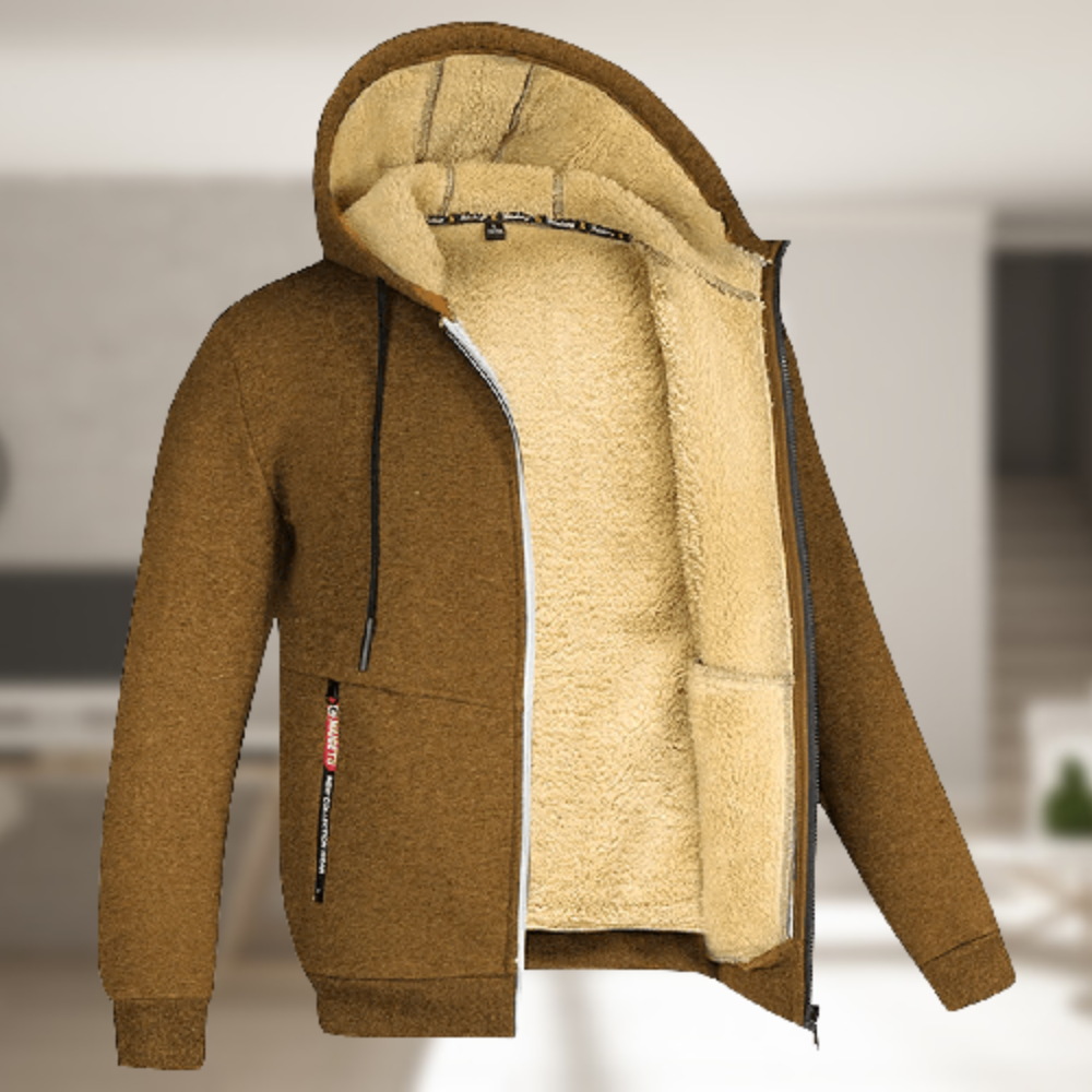 Edward | Veste à capuche zippée de mode