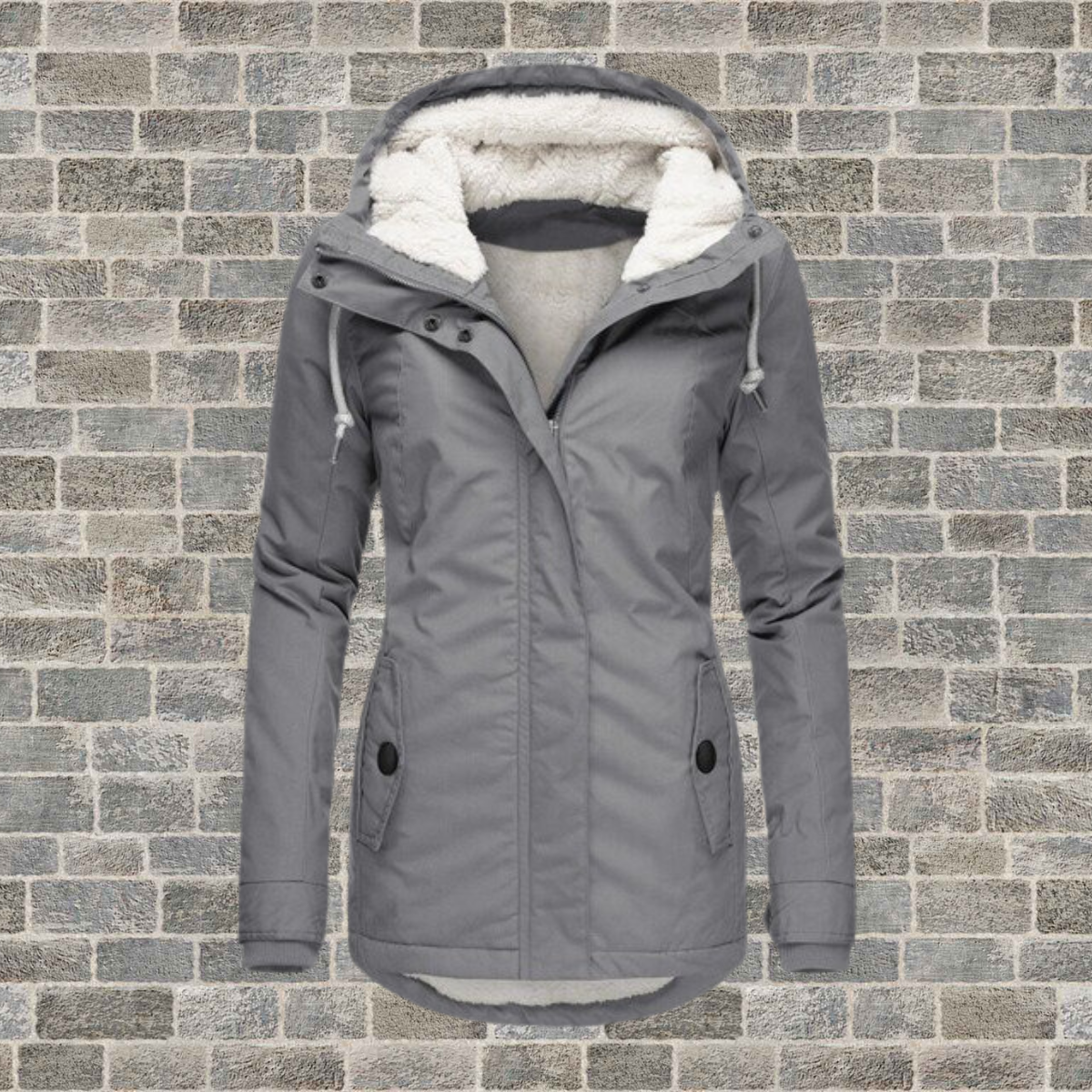 Manteau à capuche élégant – chaleur ultime en hiver