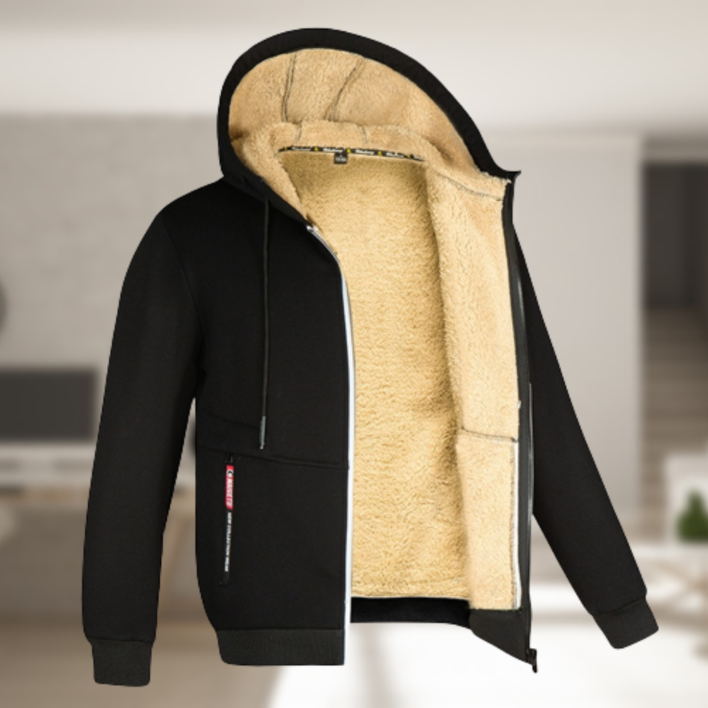 Edward | Veste à capuche zippée de mode