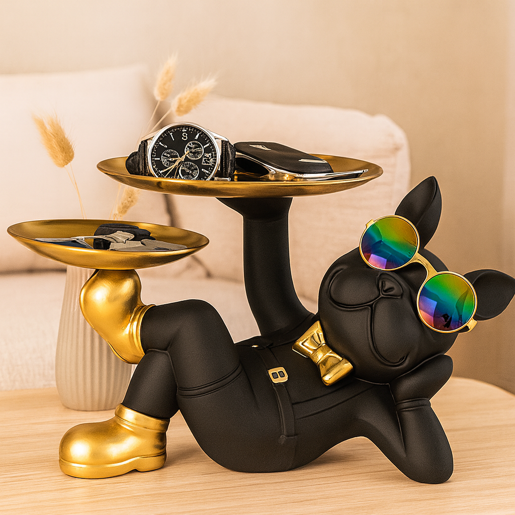 Vaultaro | Sculpture de stockage Bouledogue