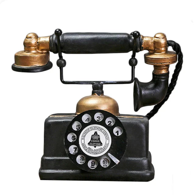VintageDial – Réplica décorative de téléphone à cadran rotatif antique