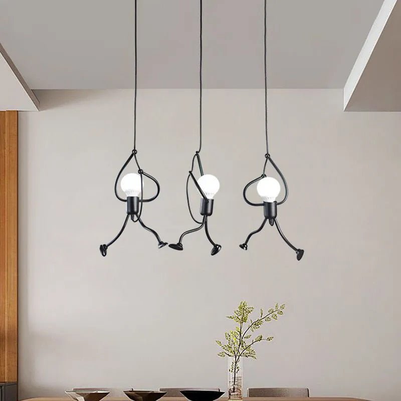 Esthétique | Lampe suspendue rétro en fer