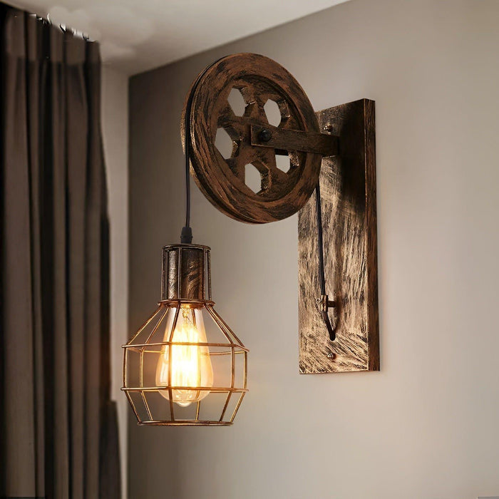 Applique LED de style industriel