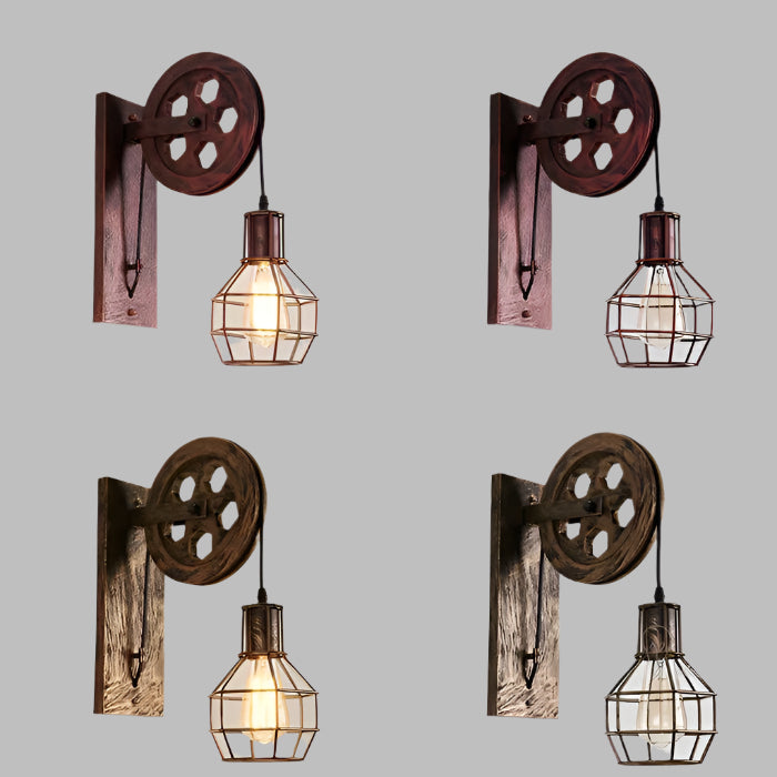 Applique LED de style industriel
