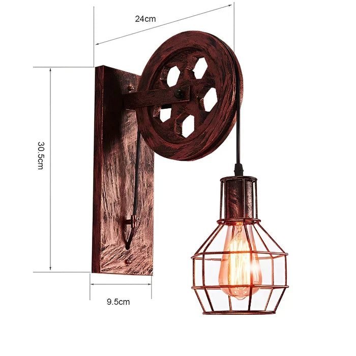 IndustrialGlow - Applique murale LED moderne