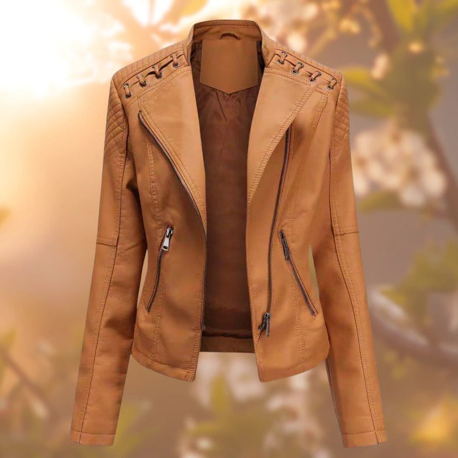 Veste en cuir pour femme Raven