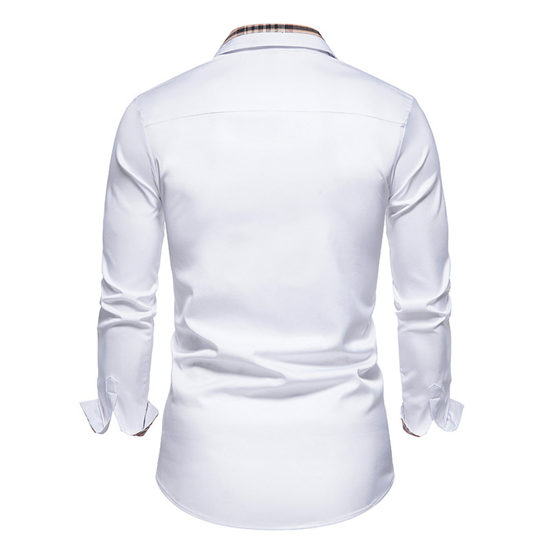 Noah - Chemise décontractée à manches longues avec boutons et poches