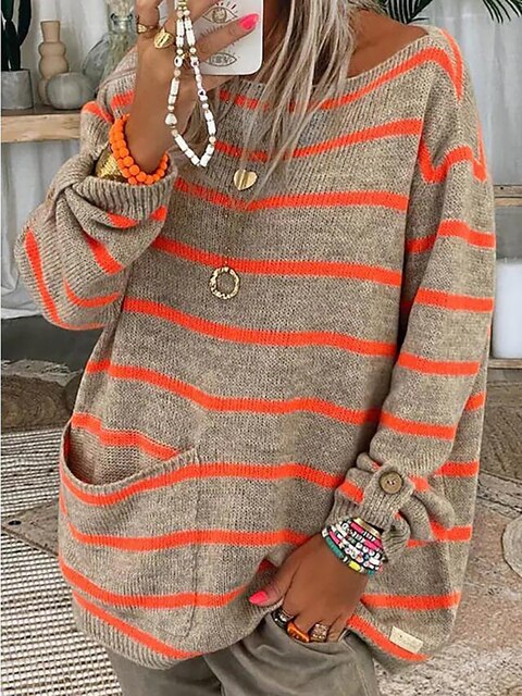 Le pull rayé chic de Lauren