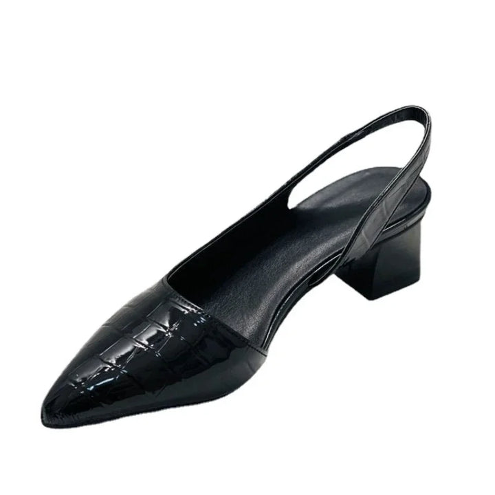 Malene - Chaussures à talon ouvert décontractées avec semelle antidérapante