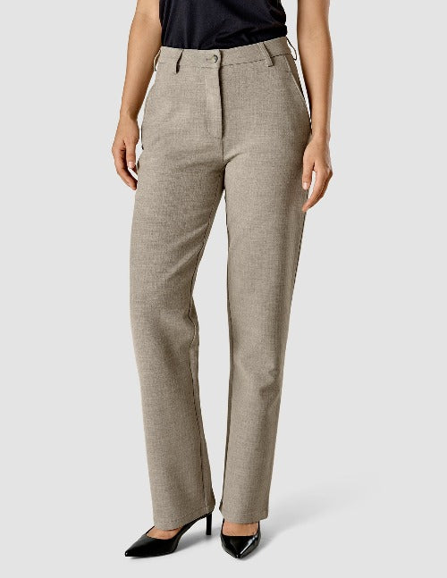 Pantalon Droit Beige Nuage