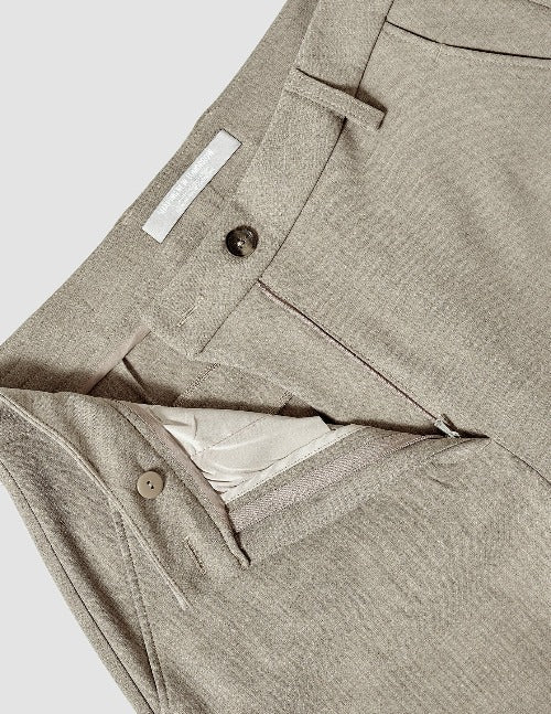 Pantalon Droit Beige Nuage