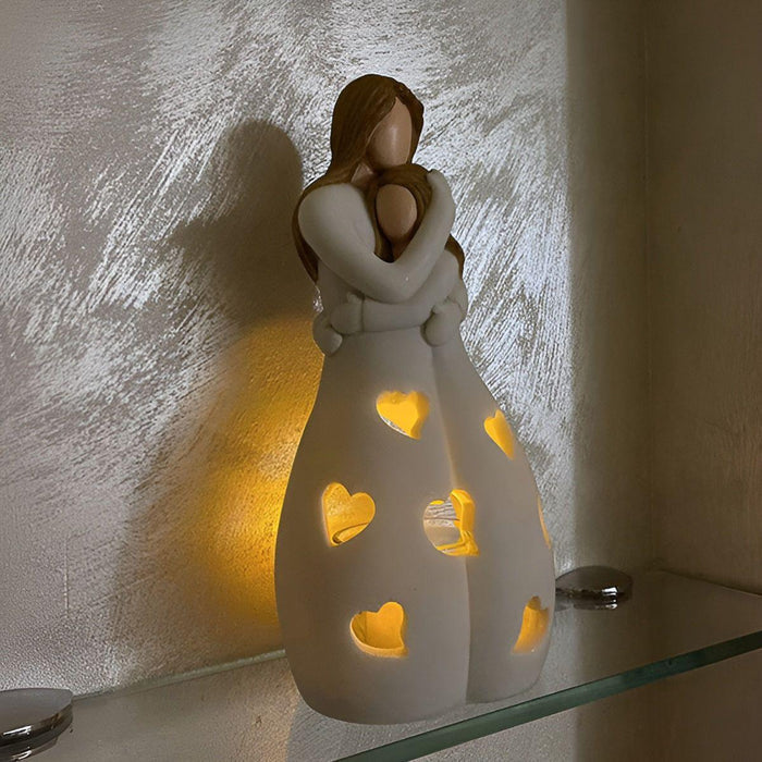 EmbraceGlow - Ornement lumineux pour mère et enfant