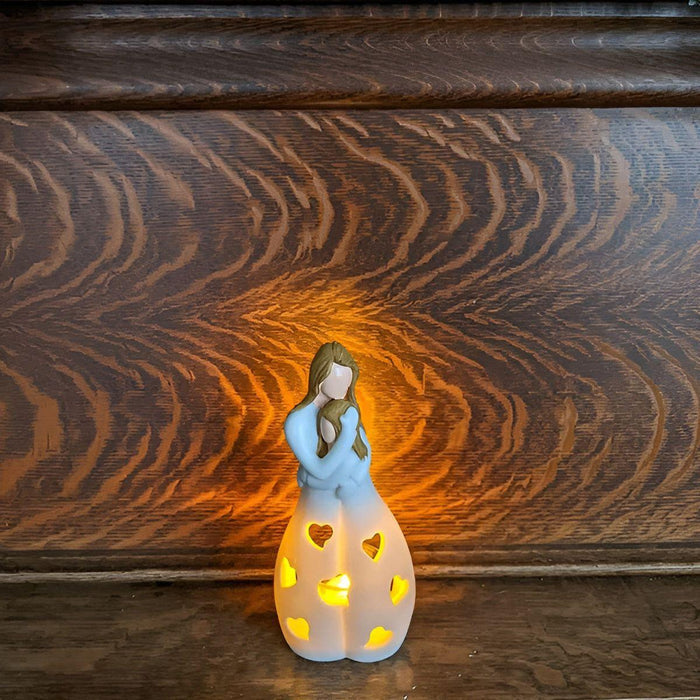 EmbraceGlow - Ornement lumineux pour mère et enfant
