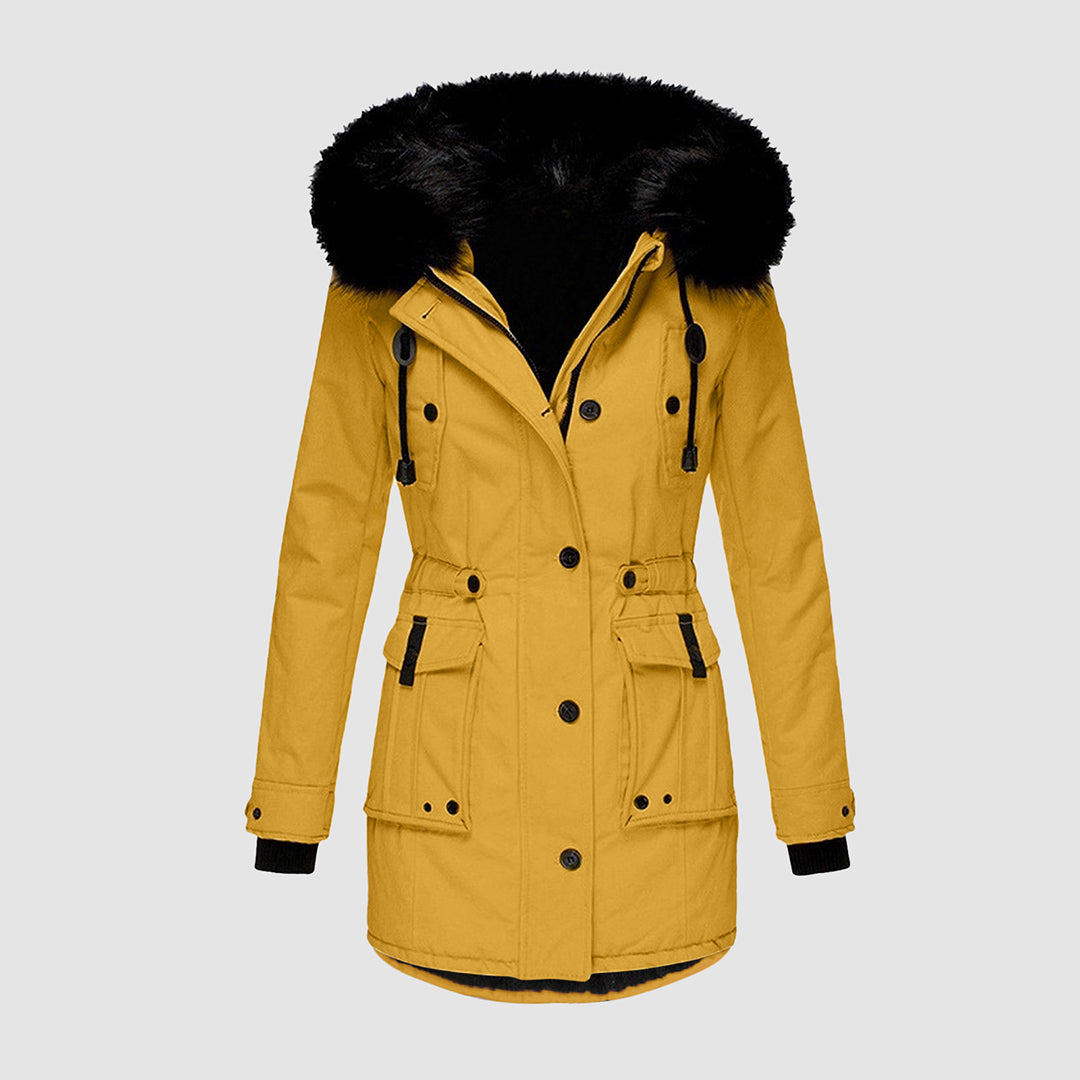 Manteau d'hiver élégant et réconfortant - stylé et confortable