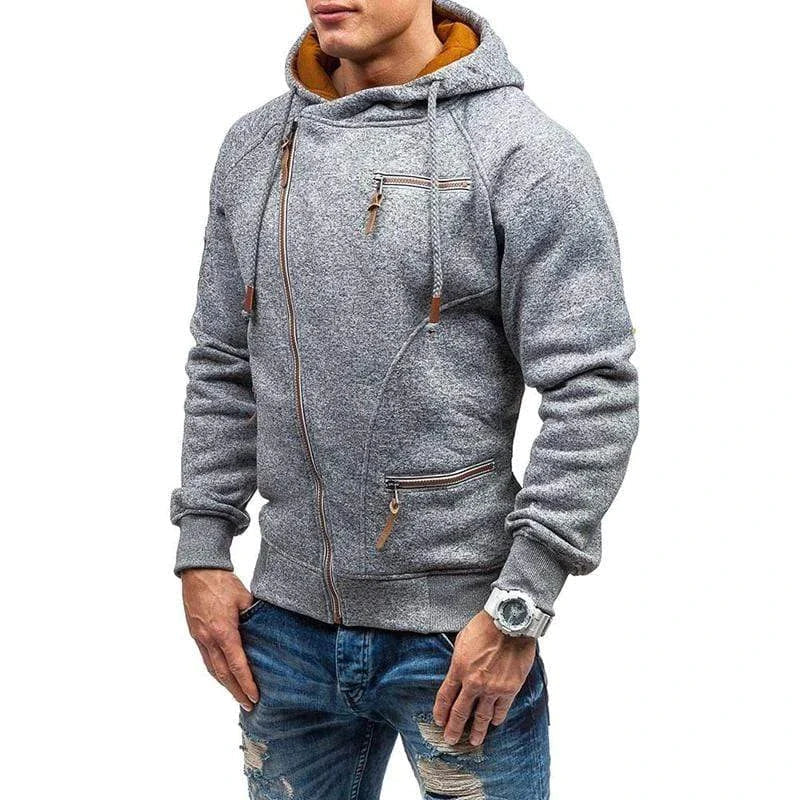 Loui - Sweat à capuche avec zip et plusieurs poches