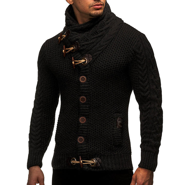 Kristian - Pull à col roulé avec boucles et poches