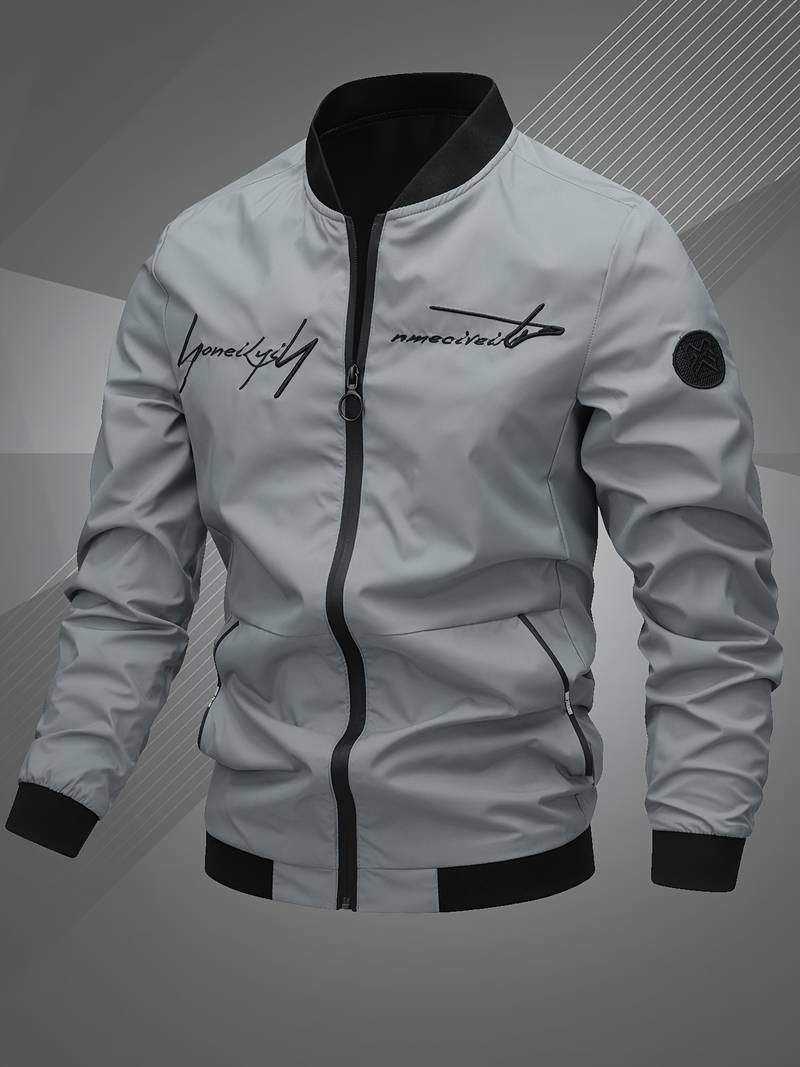Claus - Veste brodée avec zip et poches