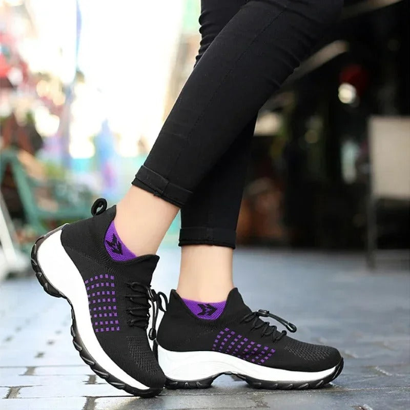 Veronica - Chaussures de course légères en tricot