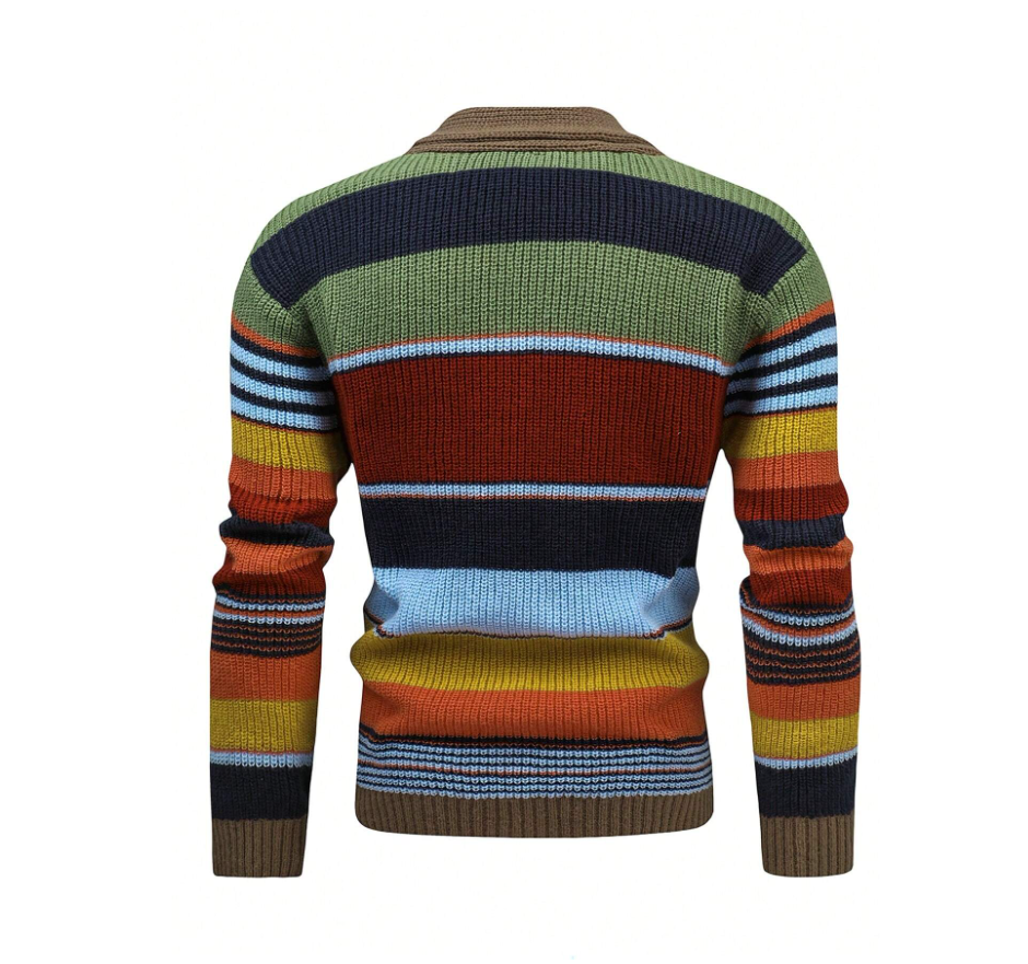 Noah - Cardigan rayé avec boutons