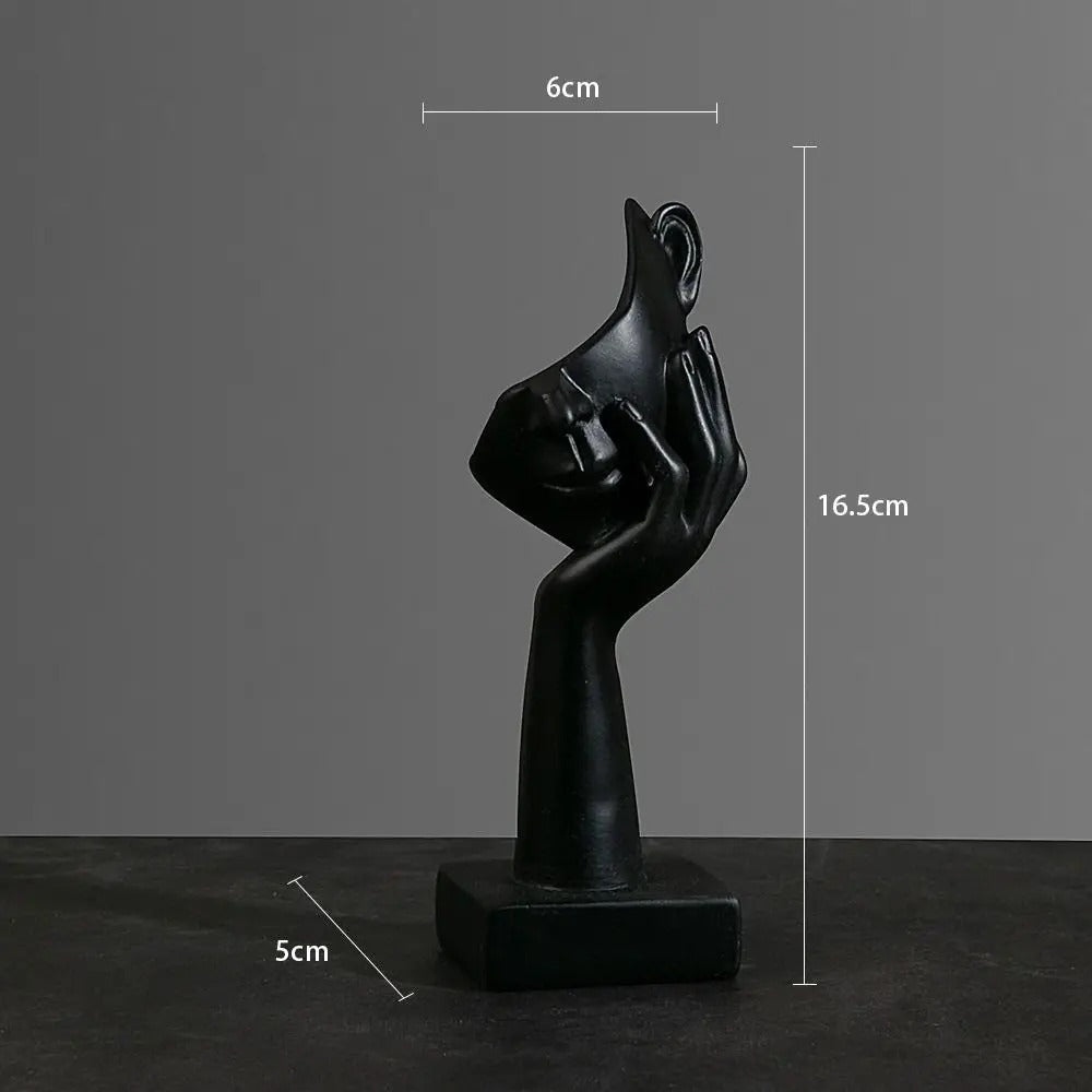 NordicMuse - Sculpture de visage abstrait