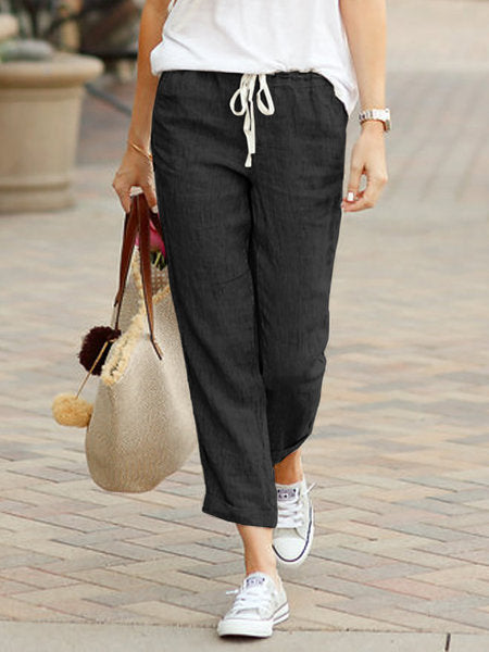 Pantalons Relaxed Alma avec Taille Ajustable
