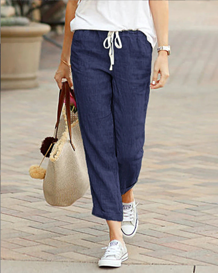 Pantalons Relaxed Alma avec Taille Ajustable