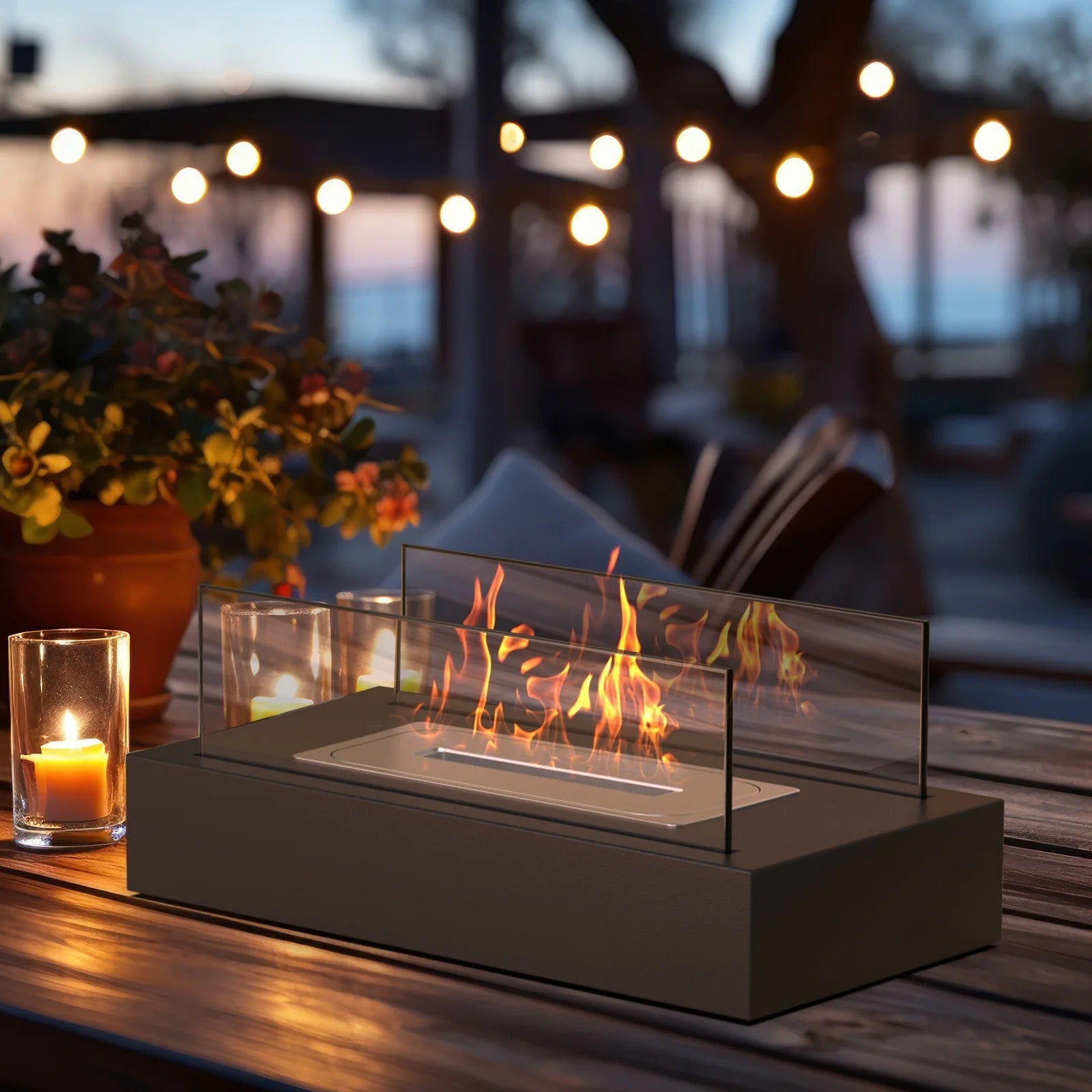 GlowMist - Cheminée de table de luxe
