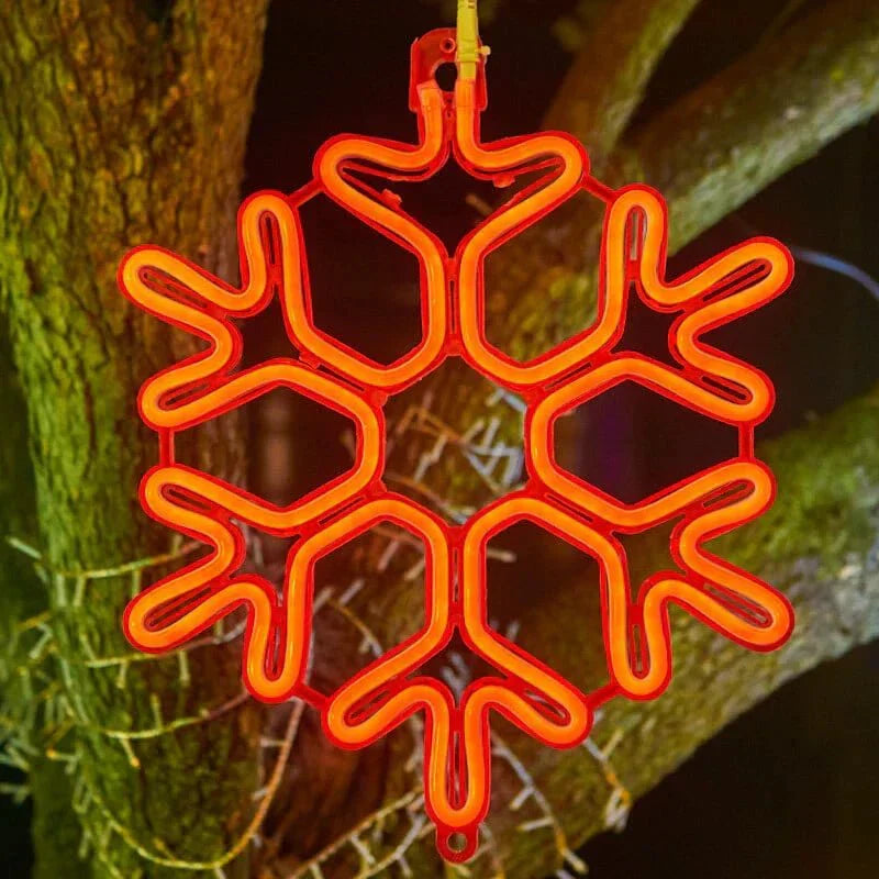 FrostLume - Guirlande lumineuse LED Flocon de neige