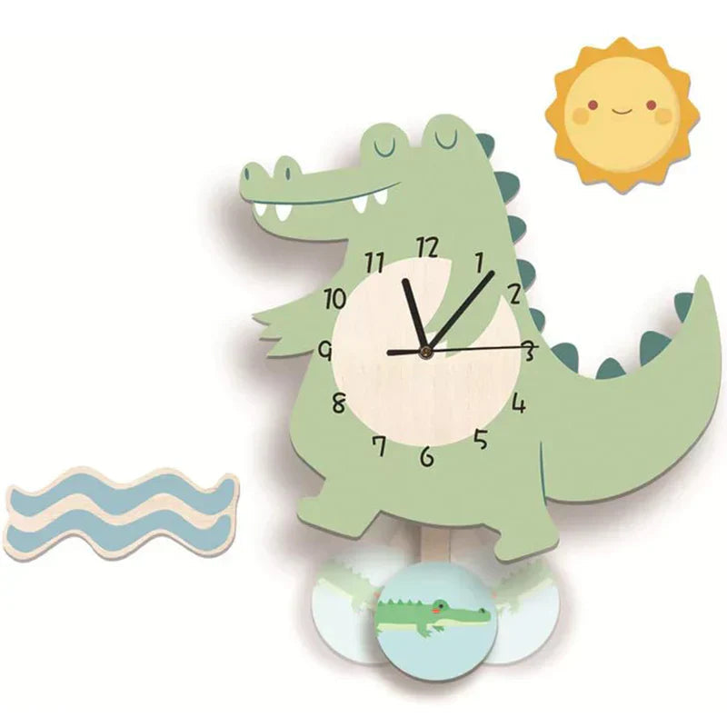 WildTime - Horloge murale artistique d'animaux