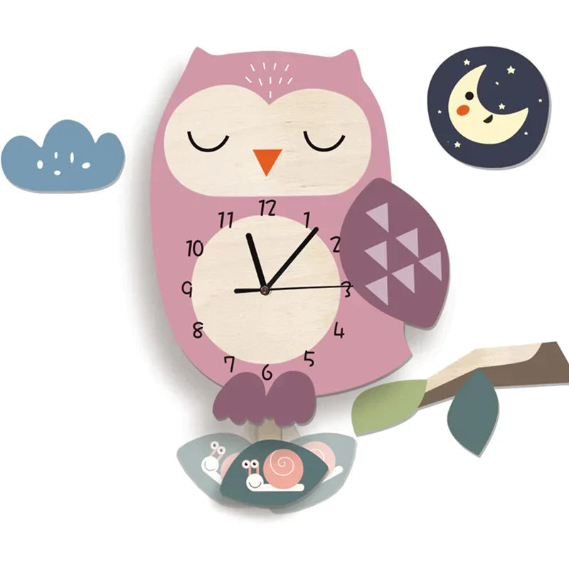 WildTime - Horloge murale artistique d'animaux