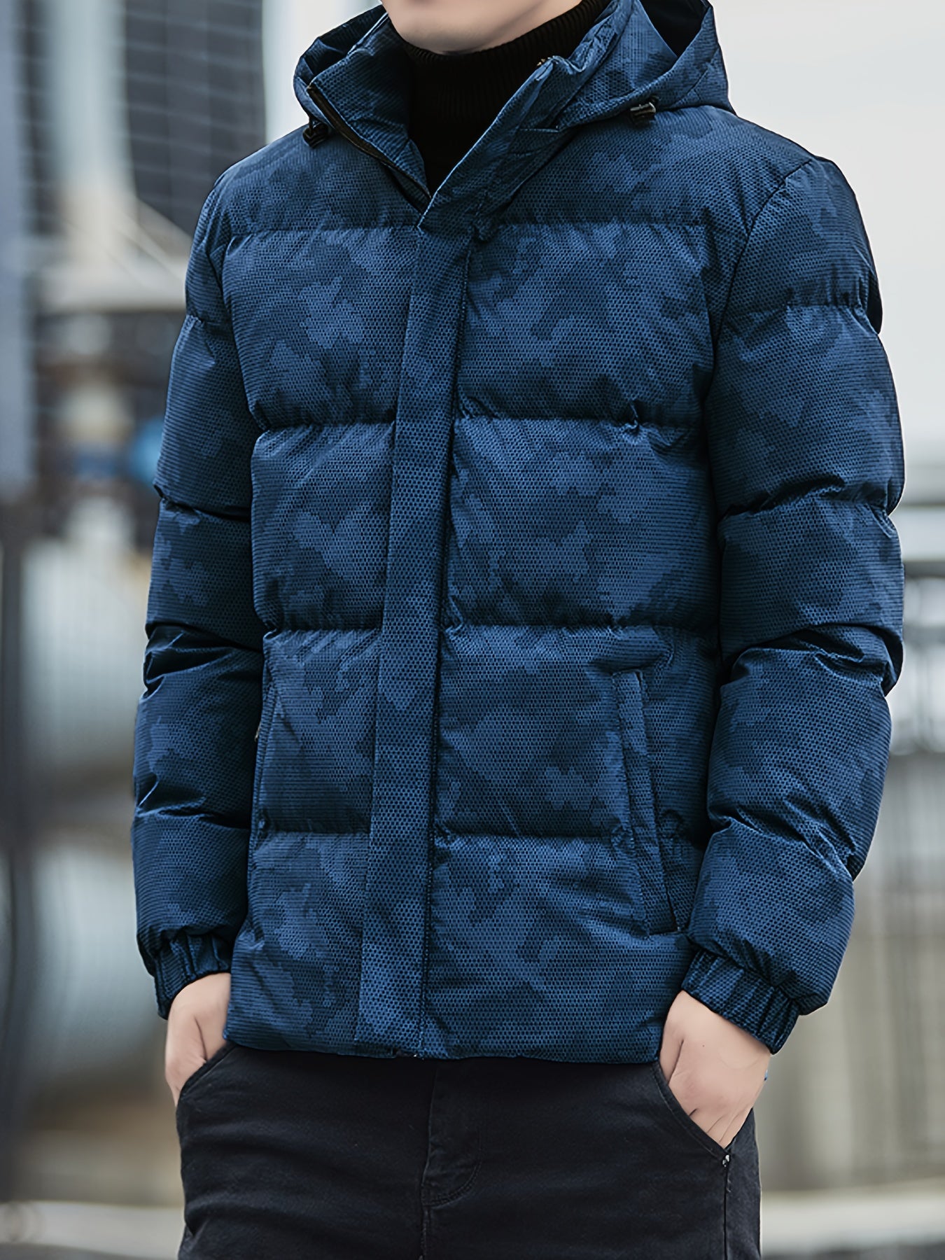 Nick | Veste matelassée à capuche avec poches