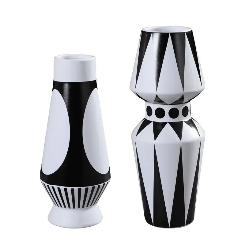 Vase géométrique moderne