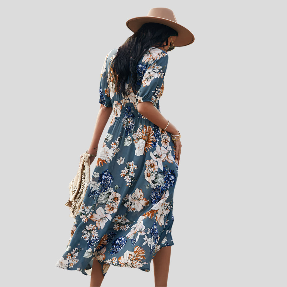 Robe d'été – Style décontracté avec ceinture extensible
