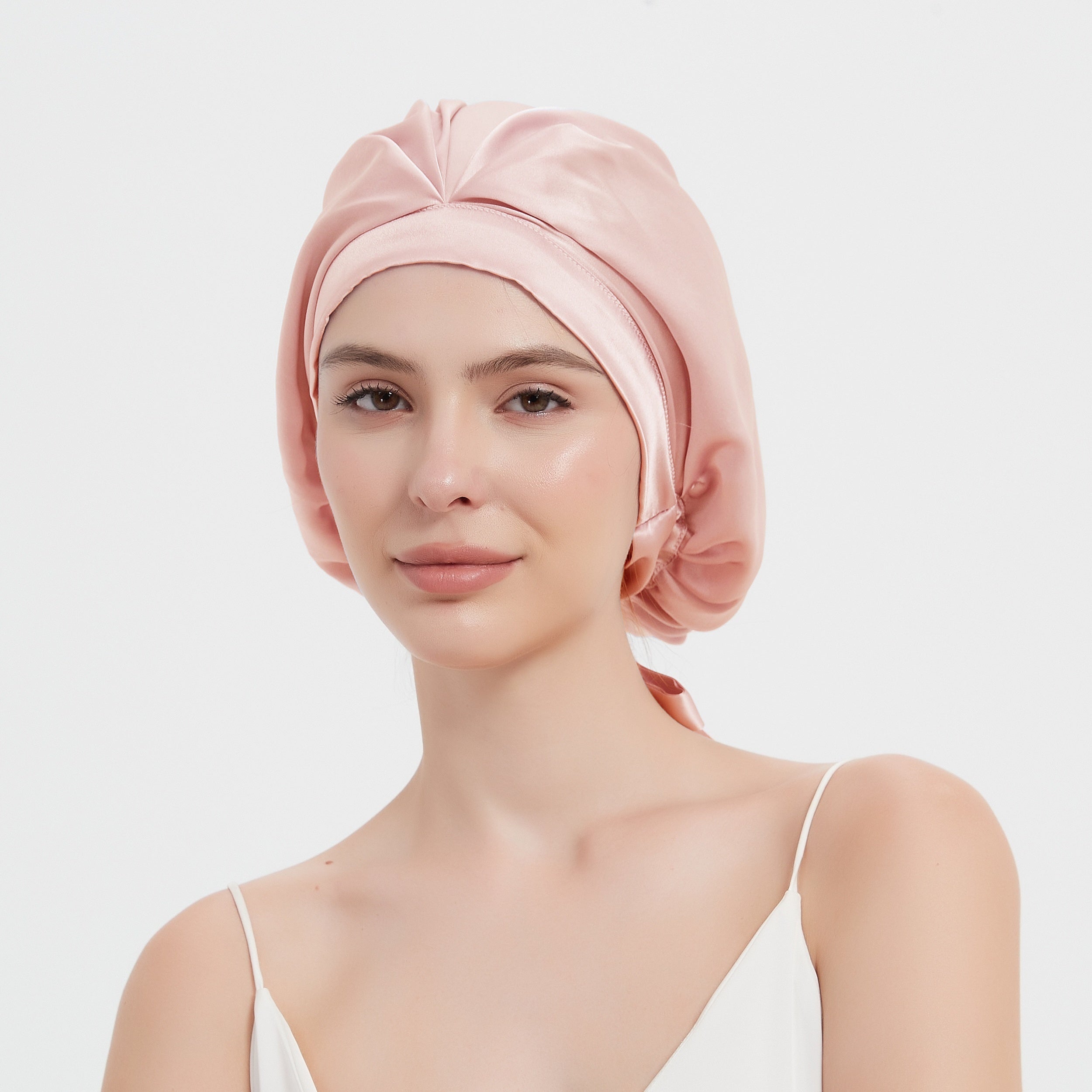 Cate | Bonnet de sommeil léger plissé