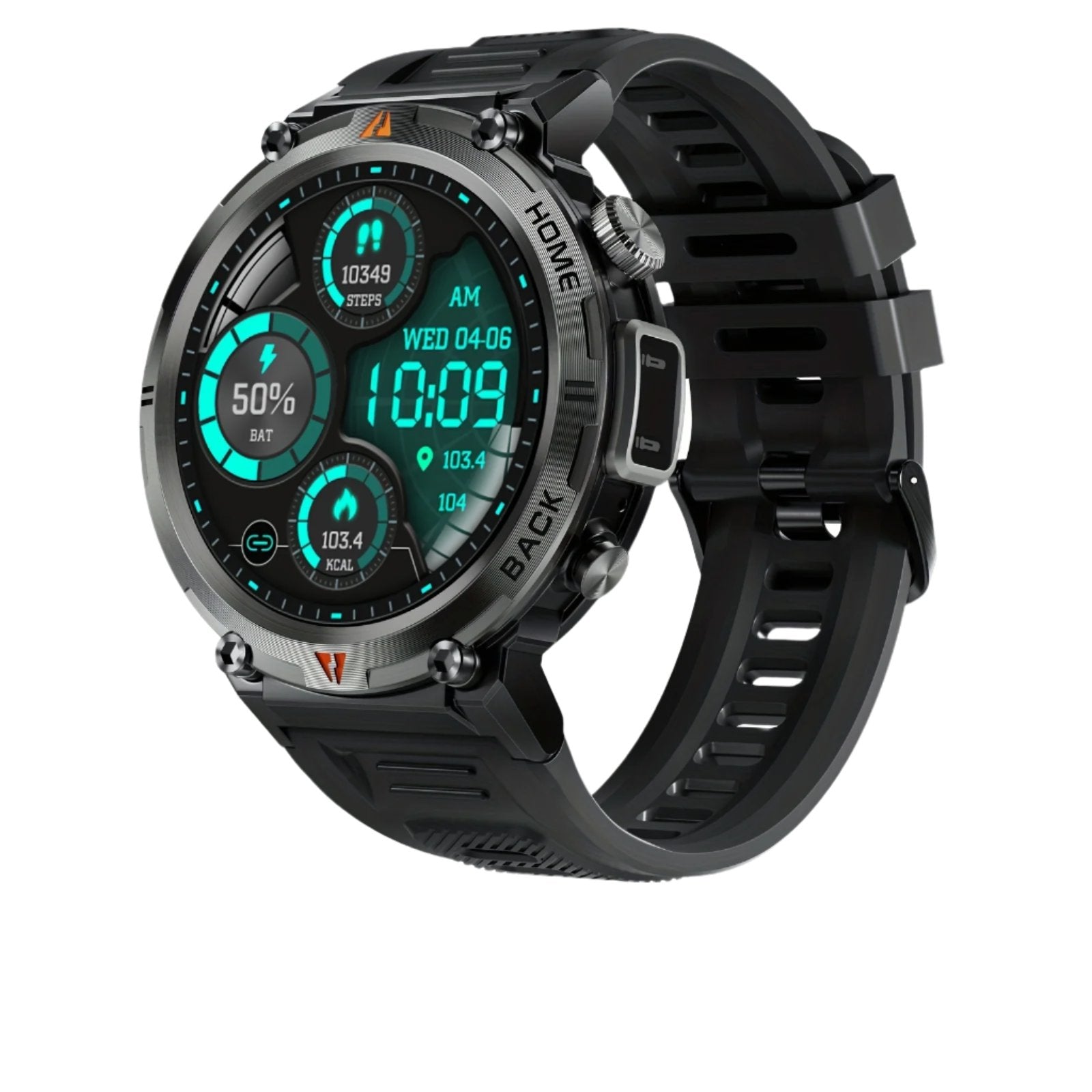 Leo - Montre intelligente de fitness tactique à LED