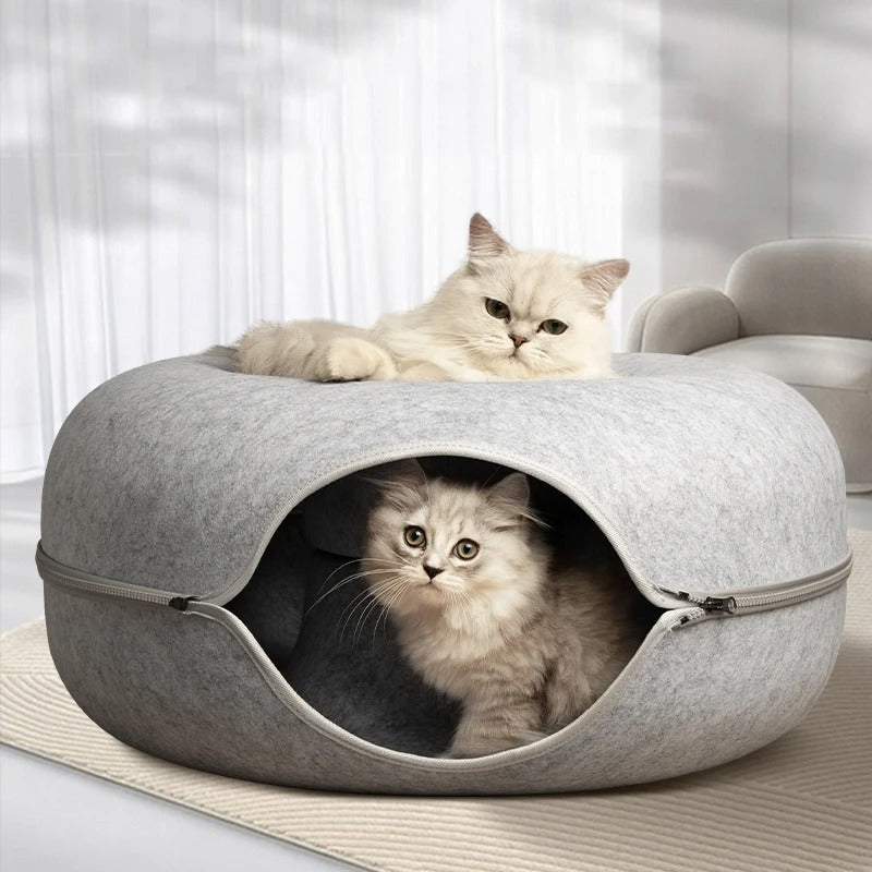PetRest - Coussin de chat hyggelig - lit donut pour un confort ultime