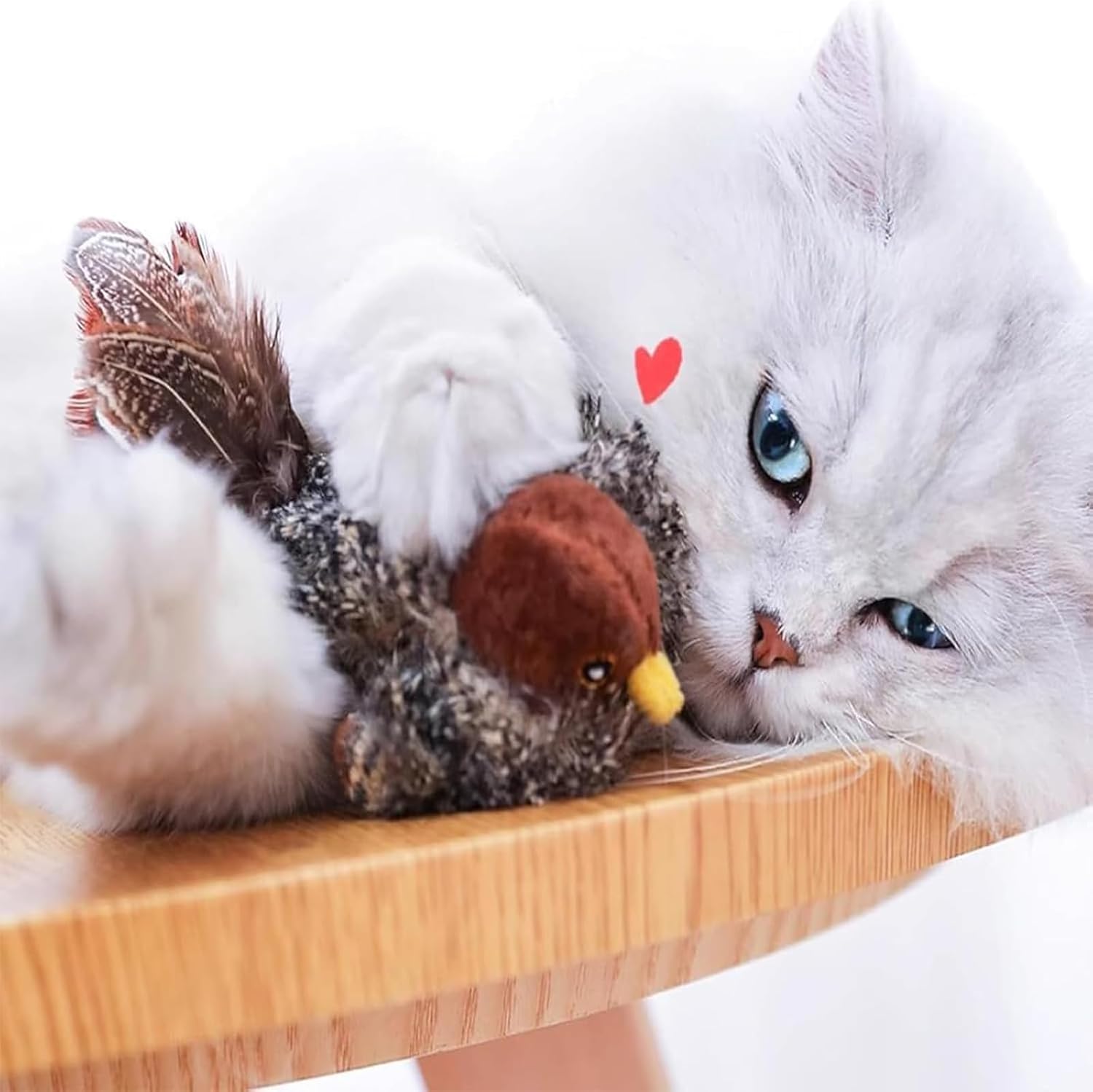 FugleVen Jouet Interactif pour Chats avec Mouvement Réaliste