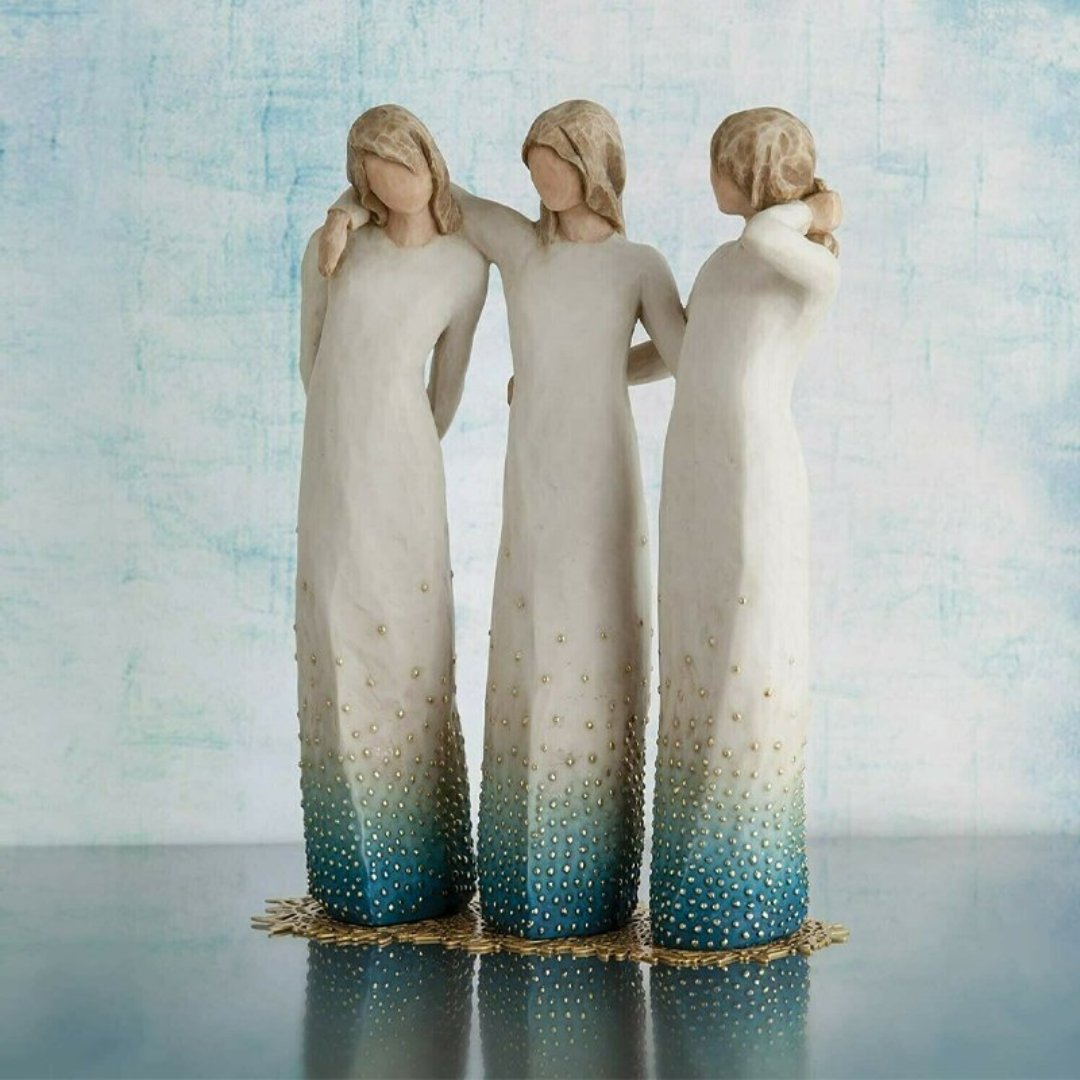 Figurine en résine SisterSoul - Ornement de fraternité bienveillante